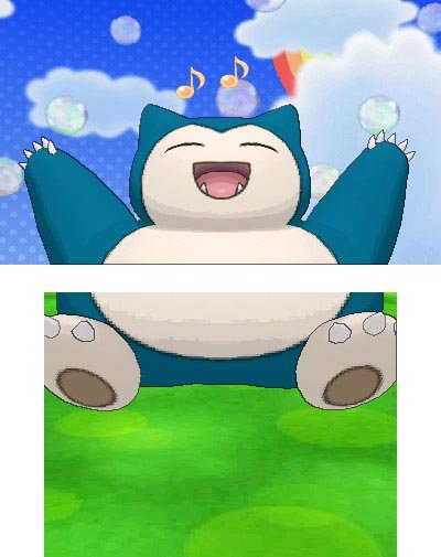 Pokemon-Amie Snorlax