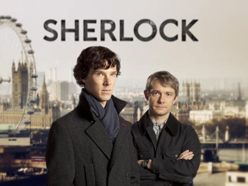 "Sherlock" la serie Britanique qui transpose Sherlock Holmes du 19 eme siècle à nos jours ...  Sherlock