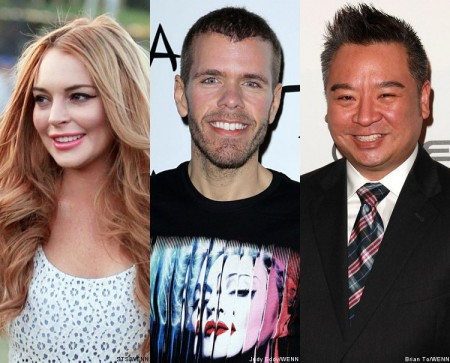 Glee ficha a Lindsay Lohan, Rex Lee y Perez Hilton. Lindsay-lohan-joined-by-perez-hilton-and-rex-lee-as-nationals-judges-450x363