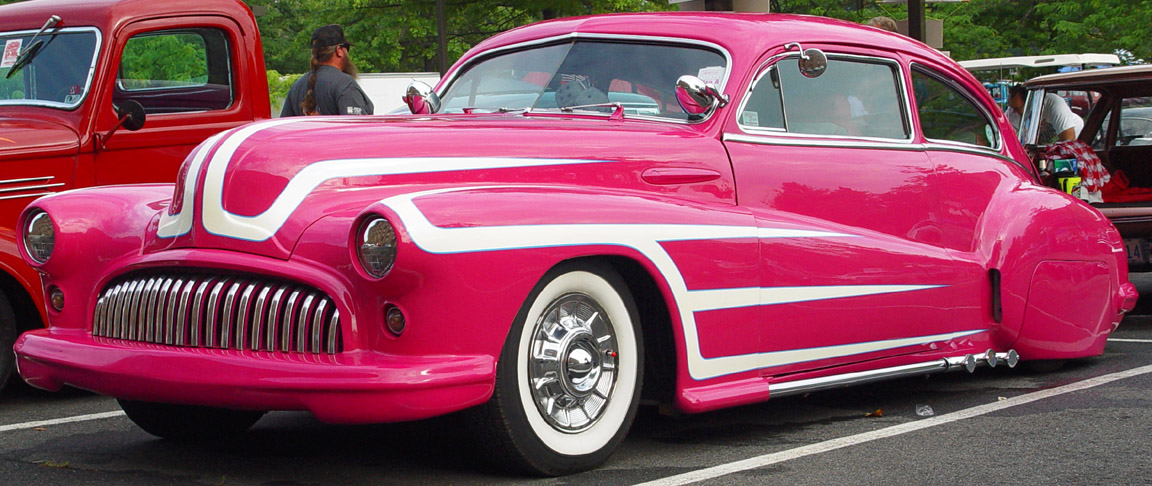 Basé sur l'ordre alphabétique, des noms de voitures, camions, dragsters, vélos, motos, tracteurs, bref tout ce qui roule !... - Page 17 1948-Buick-pink-wb-le