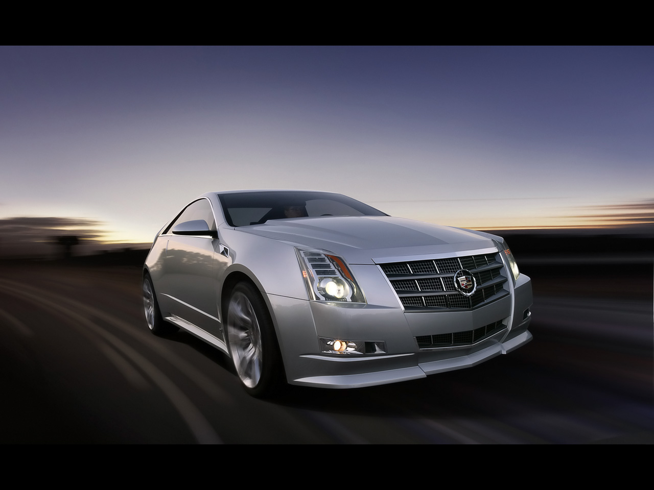 Cadillac CTS Coupe Concept(2008) 2008-Cadillac-CTS-Coupe-Concept-Front-Angle-Speed-1280x960