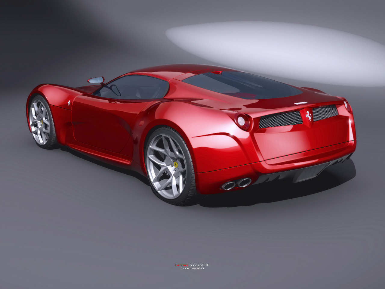 2009 ferrari california Ferrari-Concept-2008-Design-by-Luca-Serafini-Rear-Angle-1280x960