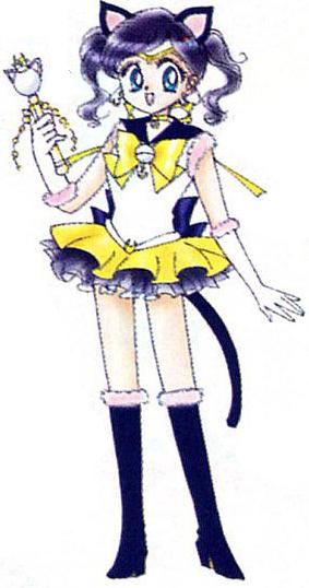 Luna convertida en una Sailor Scout Sailorlunamanga