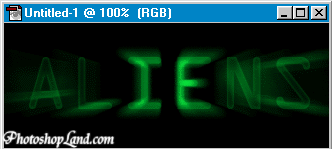 كيف صنع تأثير الليزر على الفوتوشوب Alien3