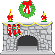 WEEK SEVENTEEN LINES Of The 15th Annual Bookie Challenge®©   Santa-in-fireplace-smiley-emoticon