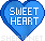 Candy Hearts-Closed Blue-sweet-heart-smiley-emoticon