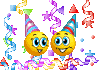 Joyeux anniversaire Génio  Party-couple-smiley-emoticon