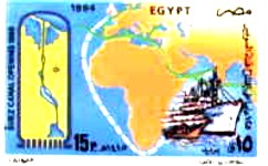 تاريخ قناة السويس بالطوابع Suezk24