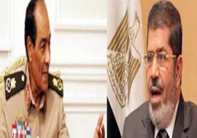 الإعلان المكمل والبرلمان والتأسيسية نقاط خلاف رئيسية بين الرئيس والمجلس العسكري. Morsi-Tantawi