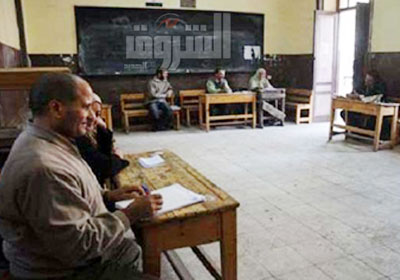 التربية والتعليم تؤكد على توفير المستحقات المالية للمعلمين المشاركين في الإنتخابات Presidential-election-Kafr-El-Sheikh
