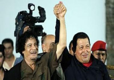 .سجل حضورك ... بصورة تعز عليك ... للبطل الشهيد القائد معمر القذافي - صفحة 21 Chavez_and-_al_Gadafi