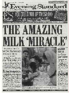 Ganesh - The Milk Miracle Evening_Standard_