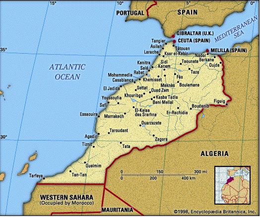 MARRUECOS 2011 ........  por 1000€ ?    (Brainstorm) Morocco-map