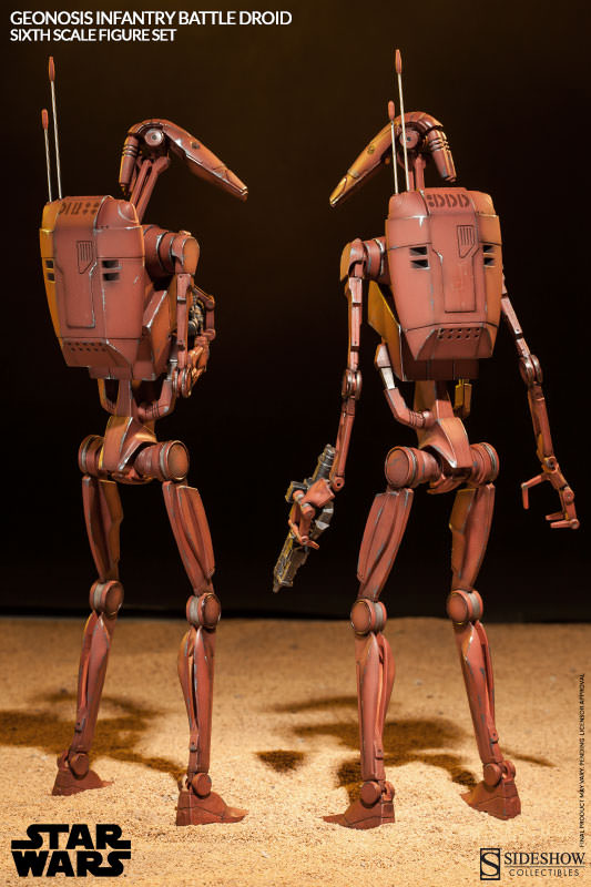 [Sideshow] Star Wars: Geonosis Battle Droids - Sixth Scale Figure Sets 100285-geonosis-infantry-battle-droids-003