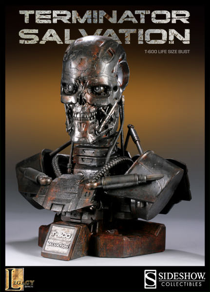 [Sideshow] Terminator: T:600 - Life-Size Bust 4000122-t600-002