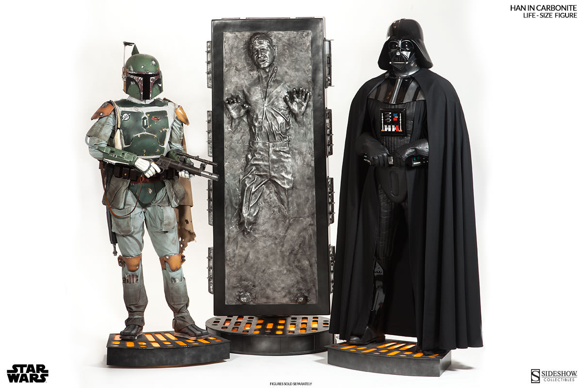 STAR WARS: BOBA FETT Life size figure 400072-han-solo-in-carbonite-010