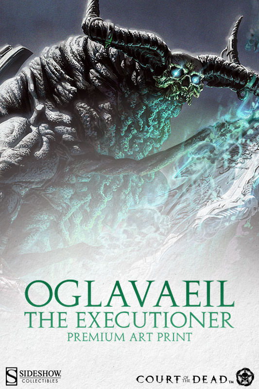 [Sideshow] Court of the Dead™ - Premium Art Print - Oglavaeil: The Executioner 500311-oglavaeil-the-executioner-001