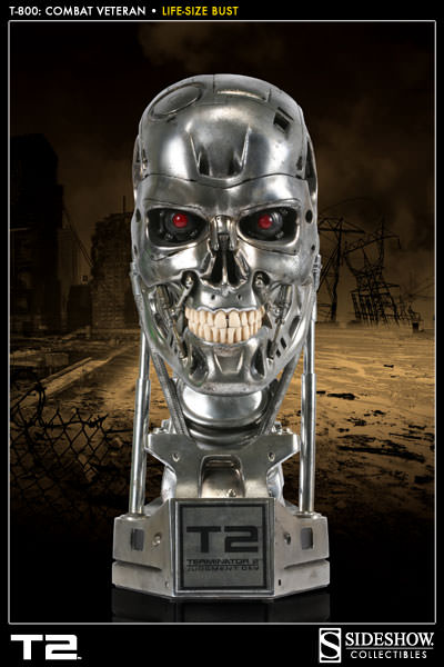 [Sideshow] Terminator 2:  T-800 Endoskeleton "Combat Veteran" Life-Size Bust 833312-t-800-combat-veteran-002