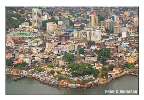 سيراليون......0000 Postcard07_Freetown_skyline_