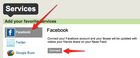 How to connect your Facebook account to your Boxee Box  Img00a