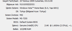 Bilgisayar Sistem Bilgilerini Görüntüleme System-info