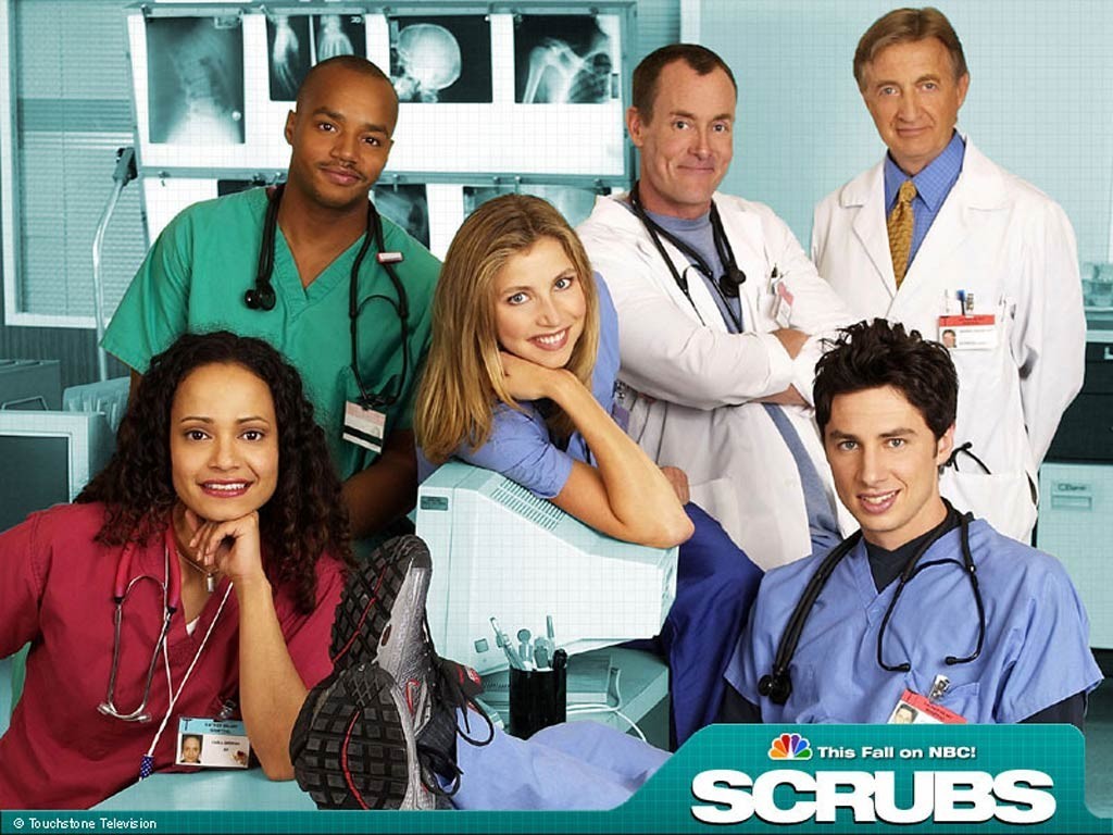 2001 - SCRUBS de Bill Lawrence (2001-?) 14549Scrubs_010wall