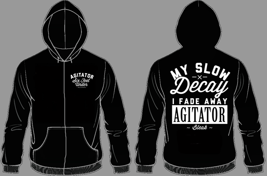 AGITATOR Bleak LP preorders up! AgitatorHoodieMock