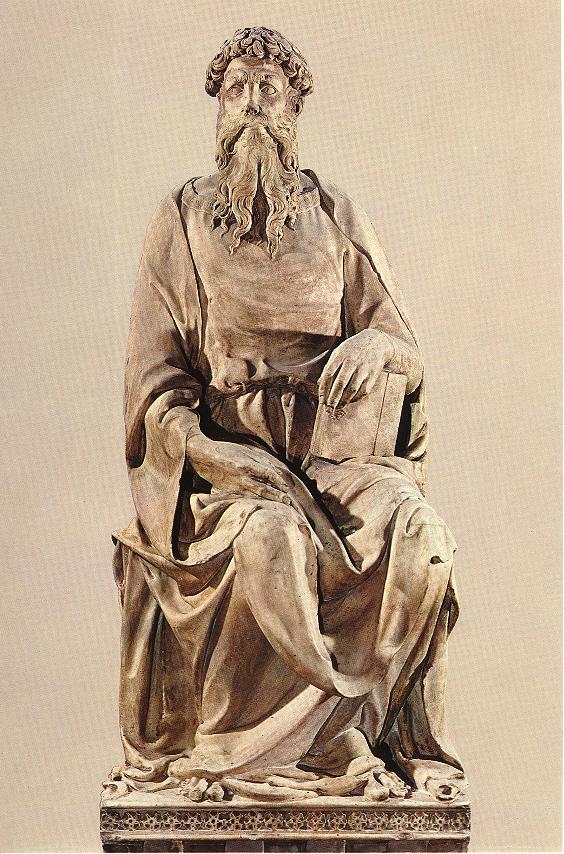 من اشهر اعمال الفنان دوناتيلو Donatello-marble