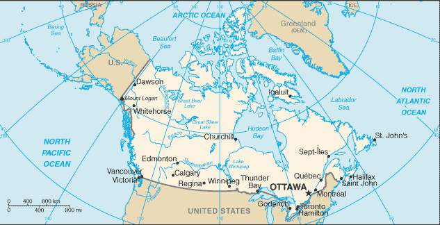 Kanada Kanada%20mapa