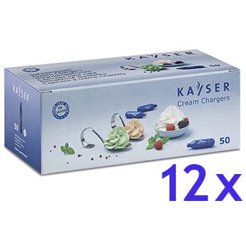 Getallen Kayser_slagroompatronen_12x50