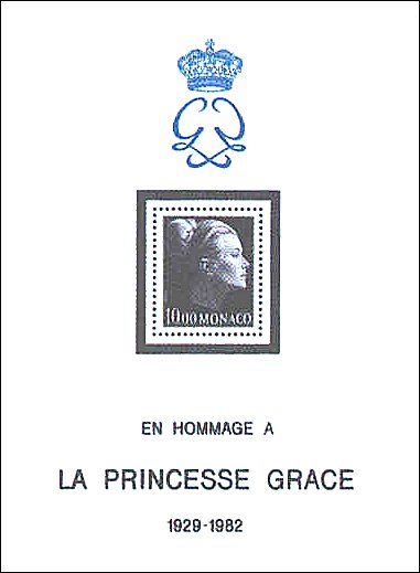 GRACE DE MONACO Mon1983-Bloc-PrincessGraceSn1367