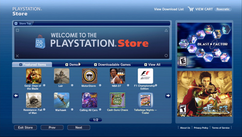 (PS3) Une date et des images pour le nouveau PSS Playstation-store