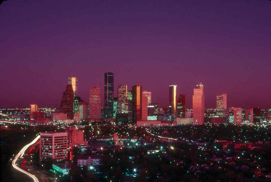 هوستن : الولايات المتحدة / Houston : United states HOUSTON_SKYLINE_NIGHT