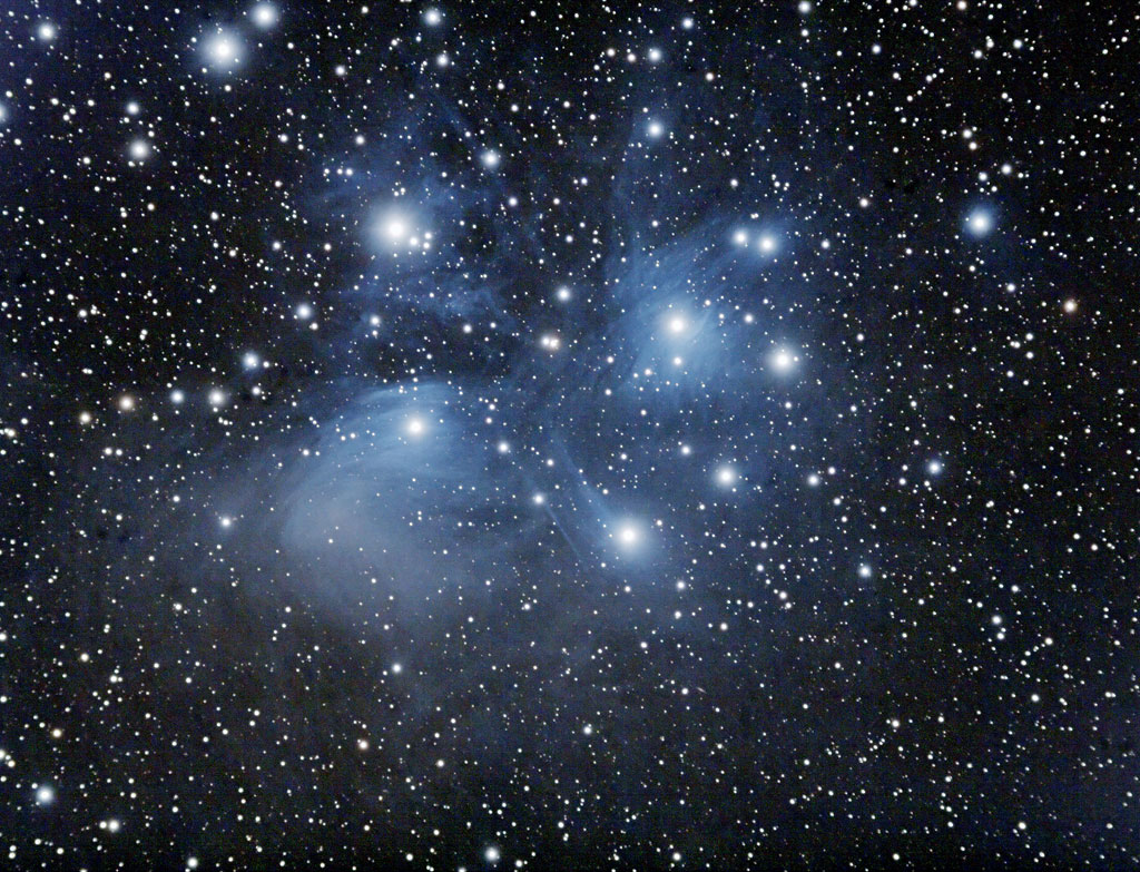 M45 - Les pleïades - 29 Dec 2008 - Italie (Celado) 1200m Pleiades-29dec08
