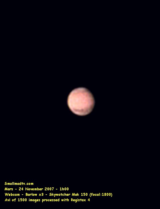 Voici ma première Photo de MARS...24 Nov 2007 vers 01h00 Vid5