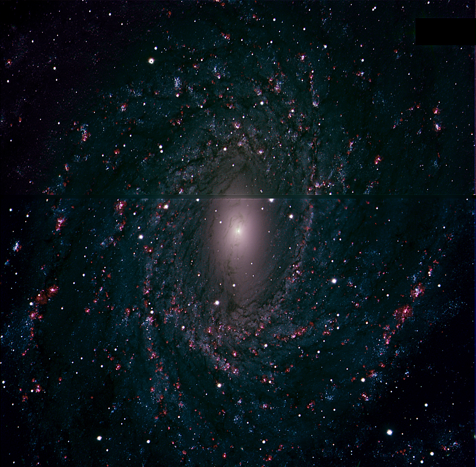Premier traitement avec des images tirées de l'ESO Ngc6744-small