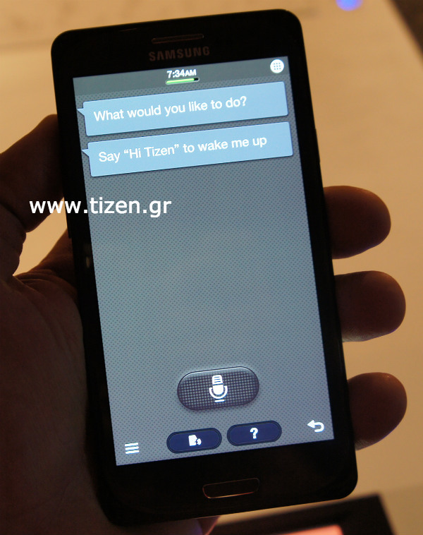 Se filtran fotos de Samsung Redwood, el primer smartphone Tizen.. Tizen-S-Voice-1