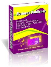  برنامج التصميم الاعلانيSmartsysSoft Business Publisher v2.10 تحميل من العزيزيه سوفت Bizpublisherbox