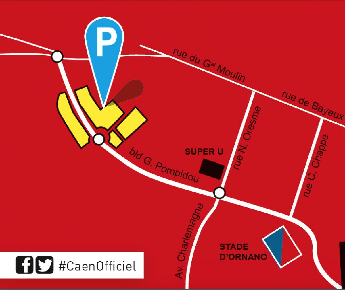 [14e journée de L1] SM Caen 1-1 EA Guingamp Stationnement