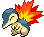 Conhecendo o novo amigo! Cyndaquil