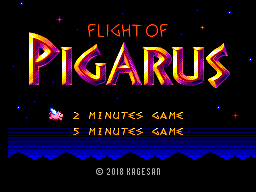 Flight of Pigarus - NEW homebrew game FlightOfPigarus-SMS-Title