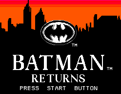 Test : Batman Returns BatmanReturns-SMS-Title