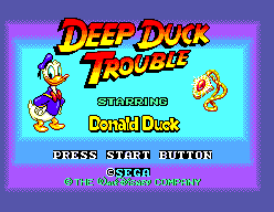 Test : Deep Duck Trouble DeepDuckTrouble-SMS-TitleScreen