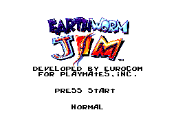 Test : Earthworm Jim EarthwormJim-SMS-TitleScreen