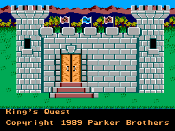 Test : King's Quest, Quest for the Crown KingsQuest-SMS-TitleScreen