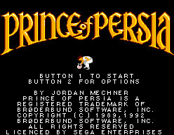 Test : Prince of persia PrinceOfPersia-SMS-TitleScreen