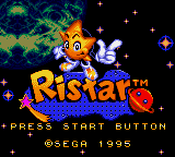 Test Game Gear : Ristar RistarTheShootingStar-GG-title