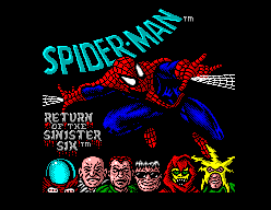 Test : Spiderman and the sinister six. SpiderManReturnOfTheSinisterSix-SMS-TitleScreen