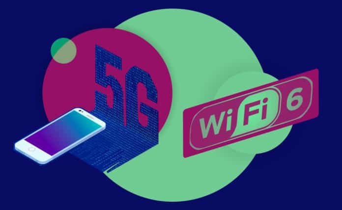 Wi-Fi 6 الجيل الجديد من الشبكات اللاسلكية.. إليك كل ما تريد معرفته 5G-vs.-WiFi-6-What-It-Means-for-IoT-in-2019-696x428