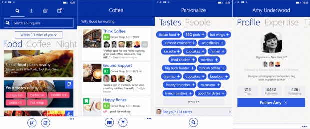 Το νέο Foursquare διαθέσιμο για Windows Phone 8.1! New-Foursquare-Windows-Phone-8.1-620x258